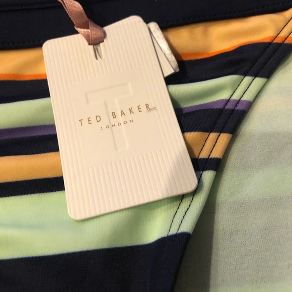 Ted Baker Tribal Striped Bikini Bottom sz 4 (1) - Picture 8 of 8